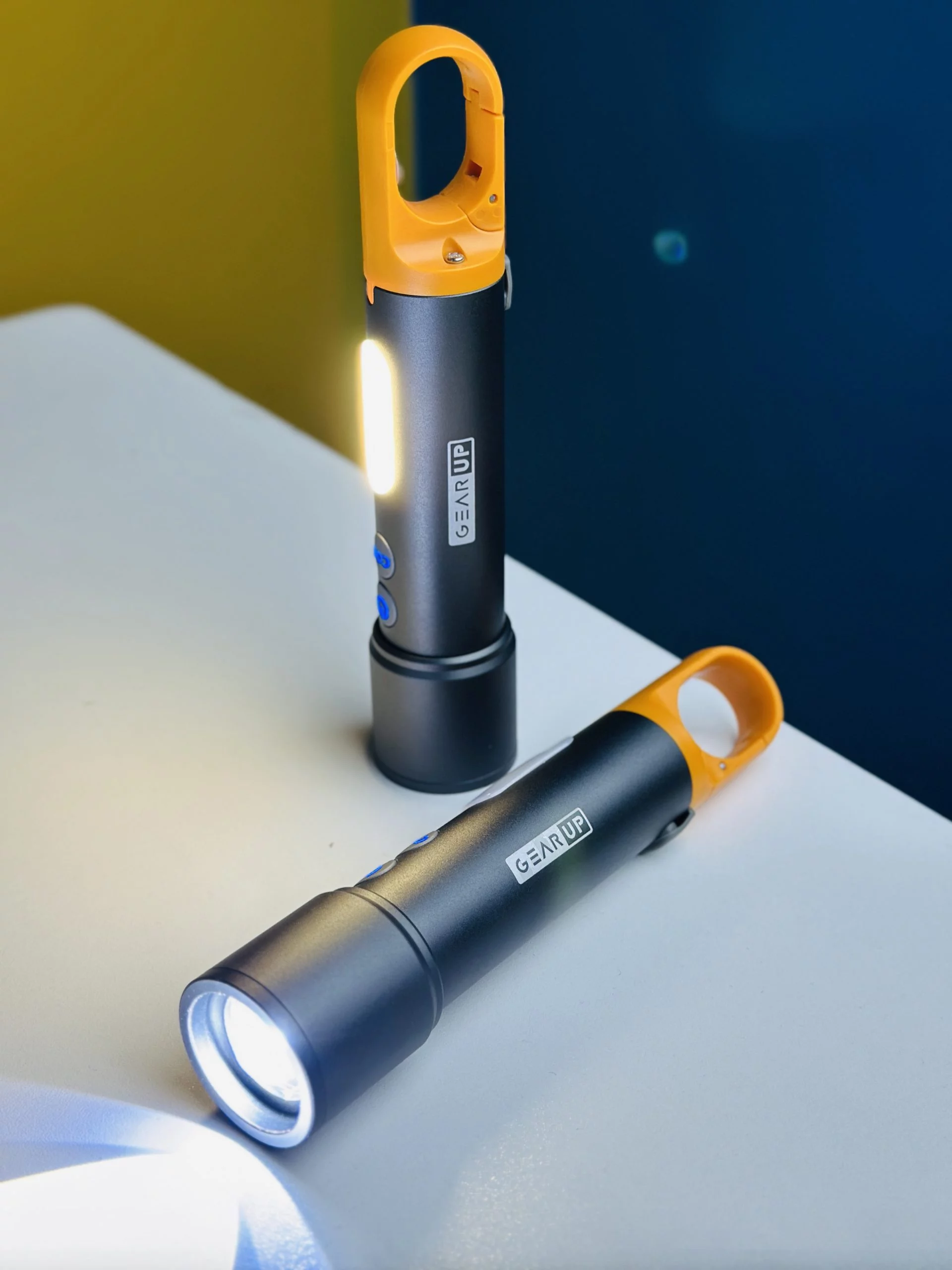 GearUP K57 Multifunctional Rechargeable Zoomable LED Flashlight (1pc)