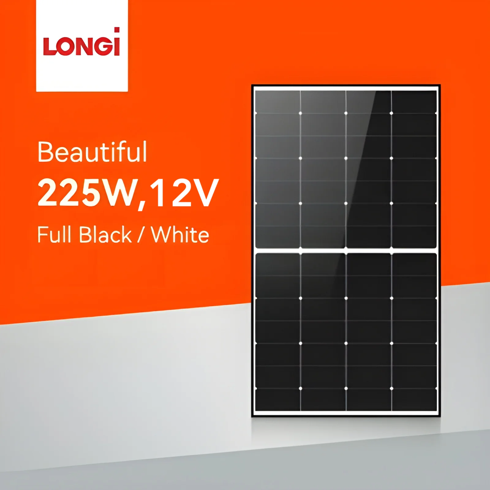 LONGI Horizon 225W, 12V Solar System Panel (LR5-28HTH-225M) - ১ পিস প্যানেল