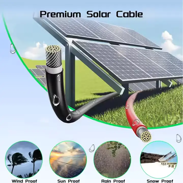 Leader 6RM (6mm²) UV Resistance DC Solar Cable (20 Meter Pack)