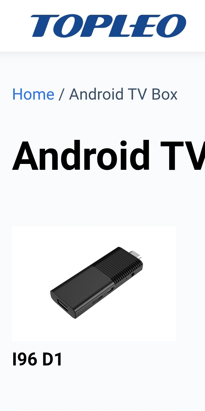 Topleo Android TV Box I96 D1 ATV I96 D1