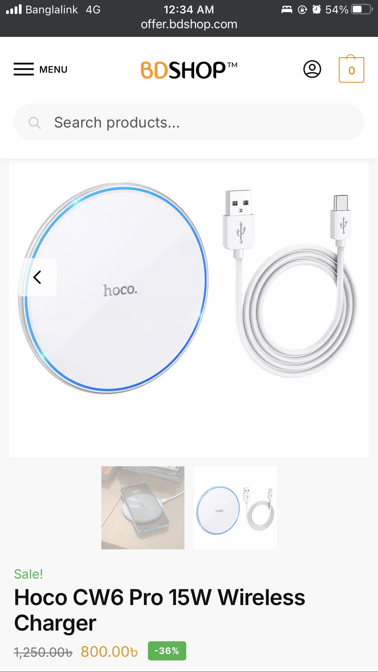 Hoco CW6 Pro Wireless Charger