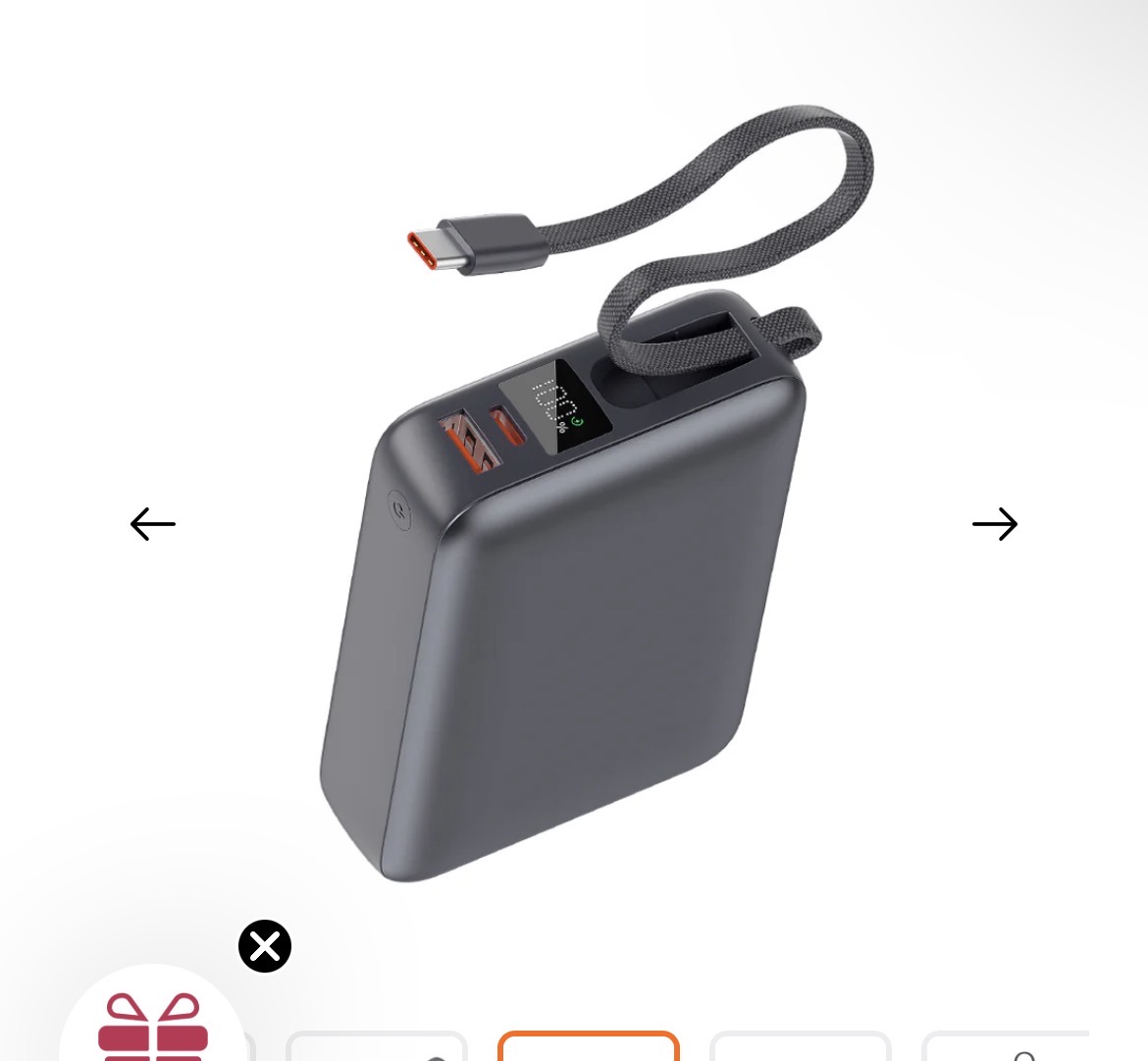 QCY PB20A 45W PD Fast Charge Power Bank - 20000mAh