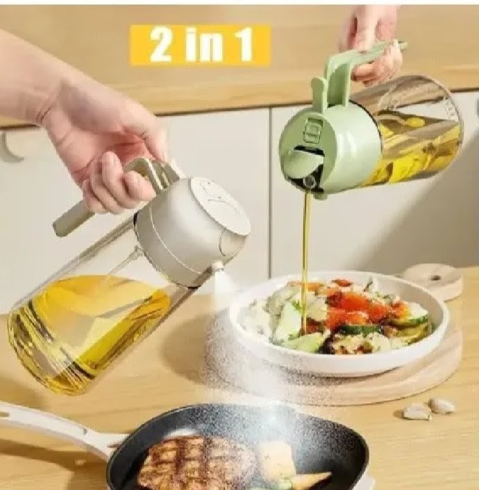 2 in 1 Oil spray bottle 500 ml